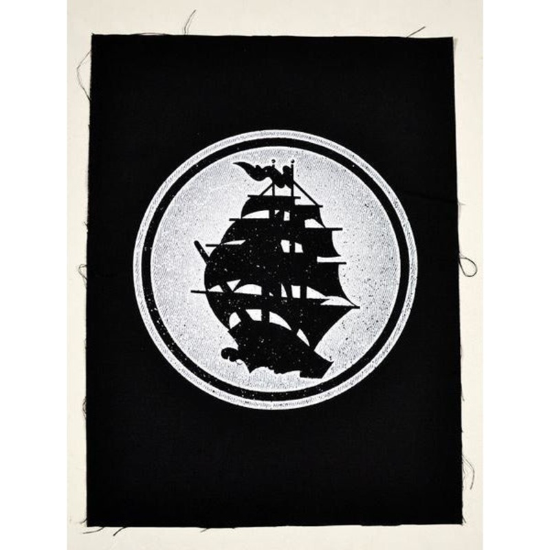 Pirates Press - Circle Logo - Back Patch - 12"x12"