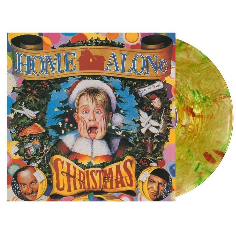 HOME ALONE CHRISTMAS SOUNDTRACK LP (Clear, Red, & Green Vinyl)