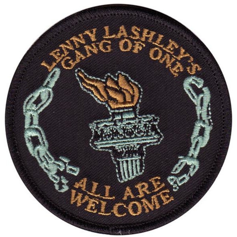 Lenny Lashley's Gang of One - All Are Welcome - Circle Torch - Patch - Embroidered - 3"