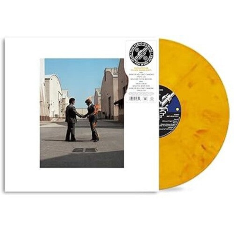 PINK FLOYD 'WISH YOU WERE HERE' LP (50th Anniversary, Import, Yellow Vinyl)
