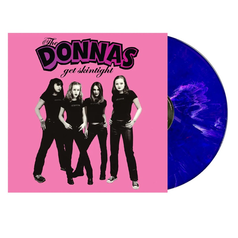 THE DONNAS 'GET SKINTIGHT-REMASTERED' LP (Purple With Pink Swirl Vinyl)
