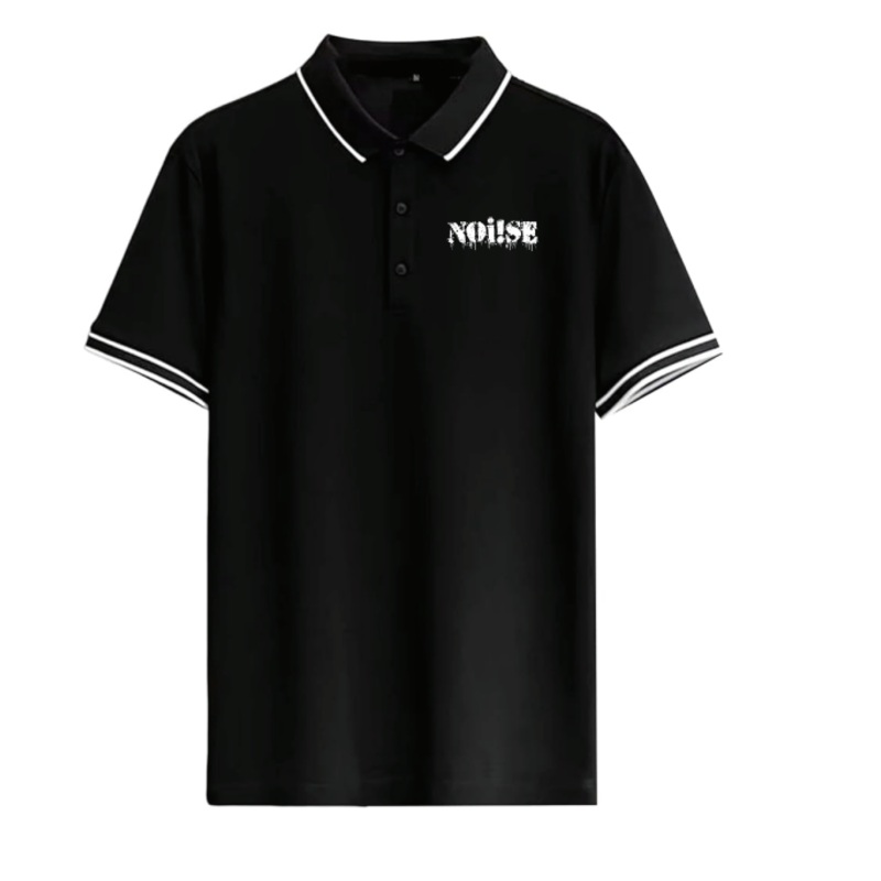 NOi!SE - Text Logo - Black - Polo Shirt