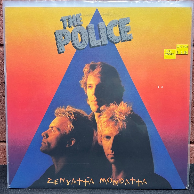 Used Vinyl: The Police "Zenyatta Mondatta" LP (1981 Press)