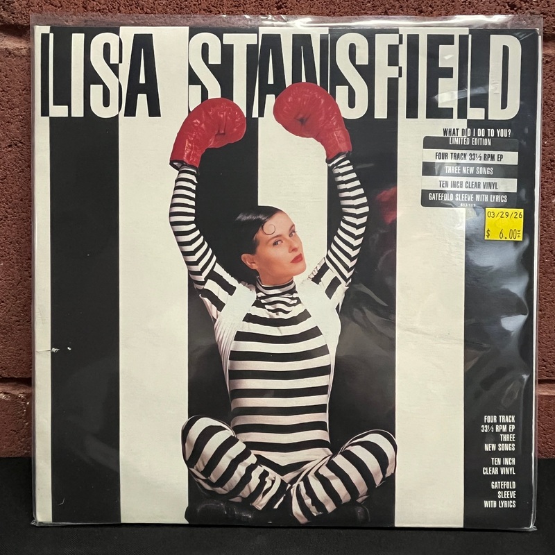 Used Vinyl: Lisa Stansfield "What Did I Do To You?" 10" (1990 Press - Clear Vinyl)
