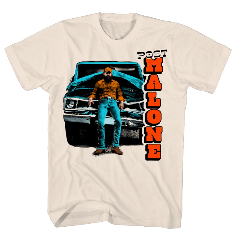 POST MALONE PICK UP TRUCK NATURAL T-SHIRT/S NATURAL