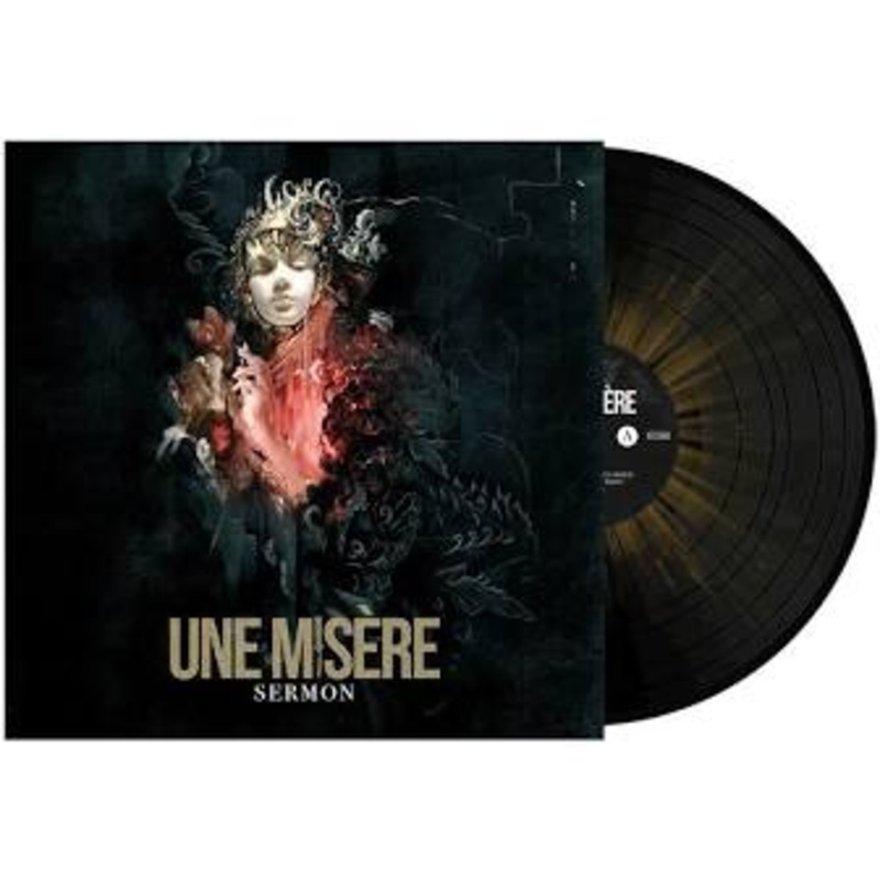 UNE MISERE 'SERMON' LP (Black w/Gold Splatter Vinyl)