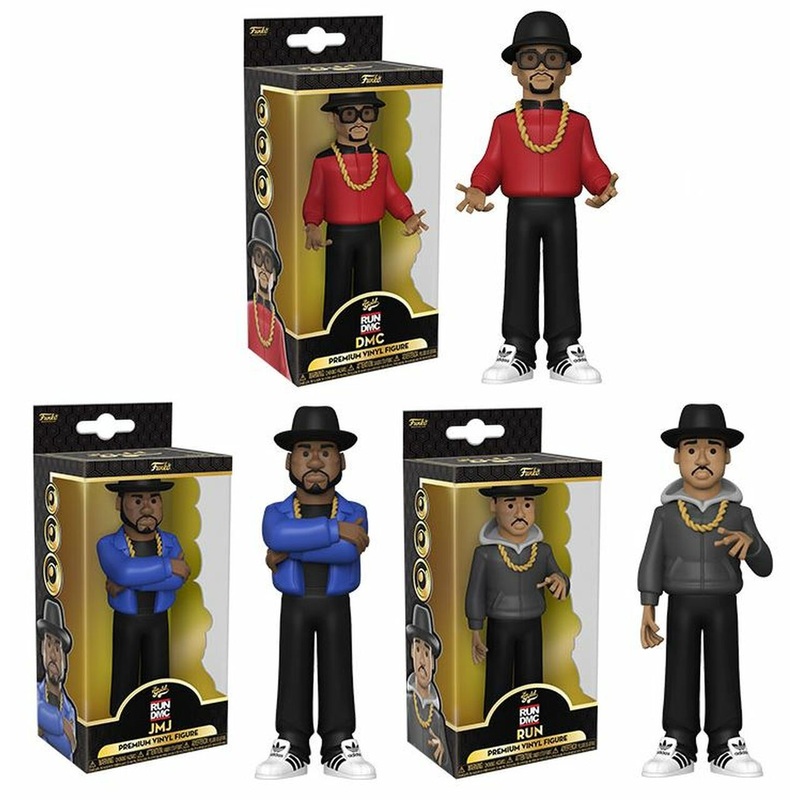 RUN DMC SET FUNKO GOLD 5" FIGURES