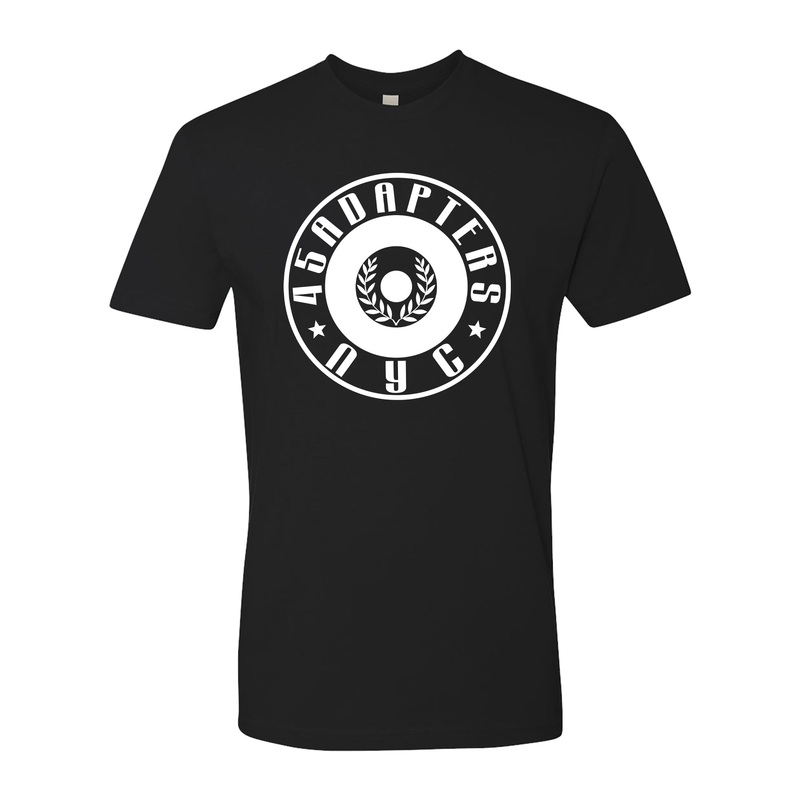 45 Adapters- Logo - Black - T-Shirt