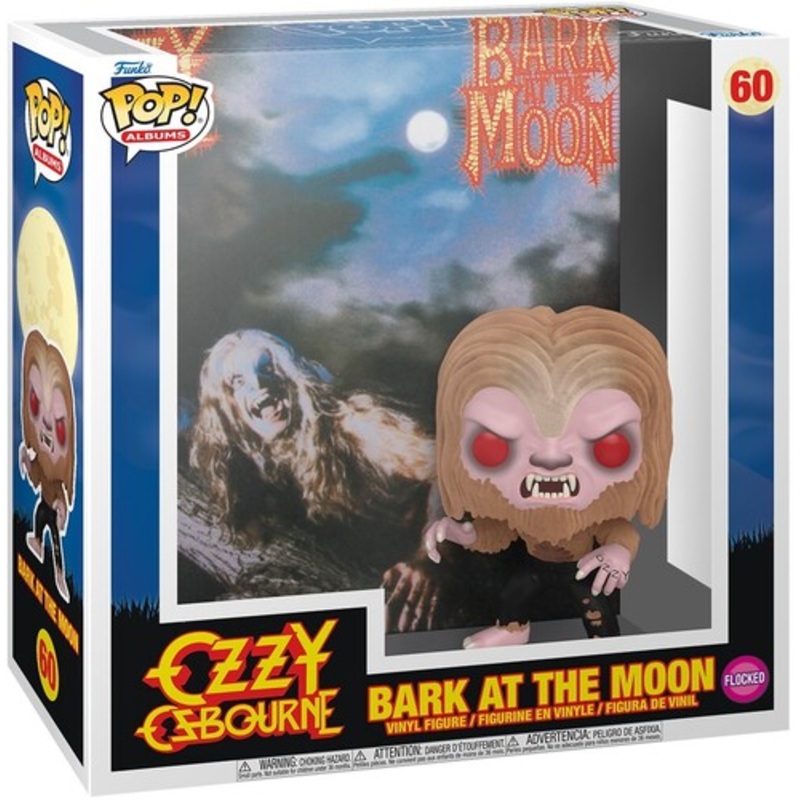 OZZY OSBOURNE BARK AT THE MOON FUNKO POP! ALBUMS FIGURE WITH CASE (Flocked)