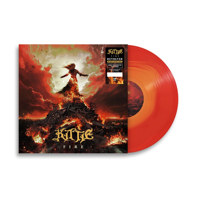 KITTIE FIRE LP (Limited Edition Only 400 Made, Orange In Red Vinyl)