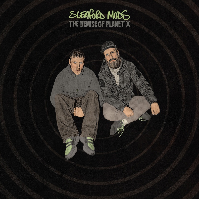 Sleaford Mods "The Demise of Planet X" LP (Neon Green Black Marble Vinyl)