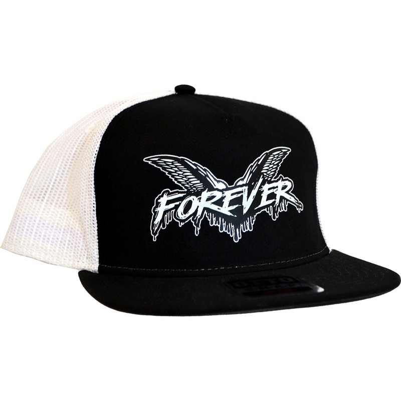 Cock Sparrer - Forever - Black w/ White Mesh - Otto Snapback Hat