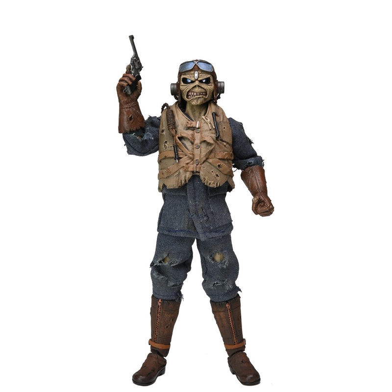 IRON MAIDEN - ACES HIGH EDDIE - 8" NECA CLOTHED FIGURE