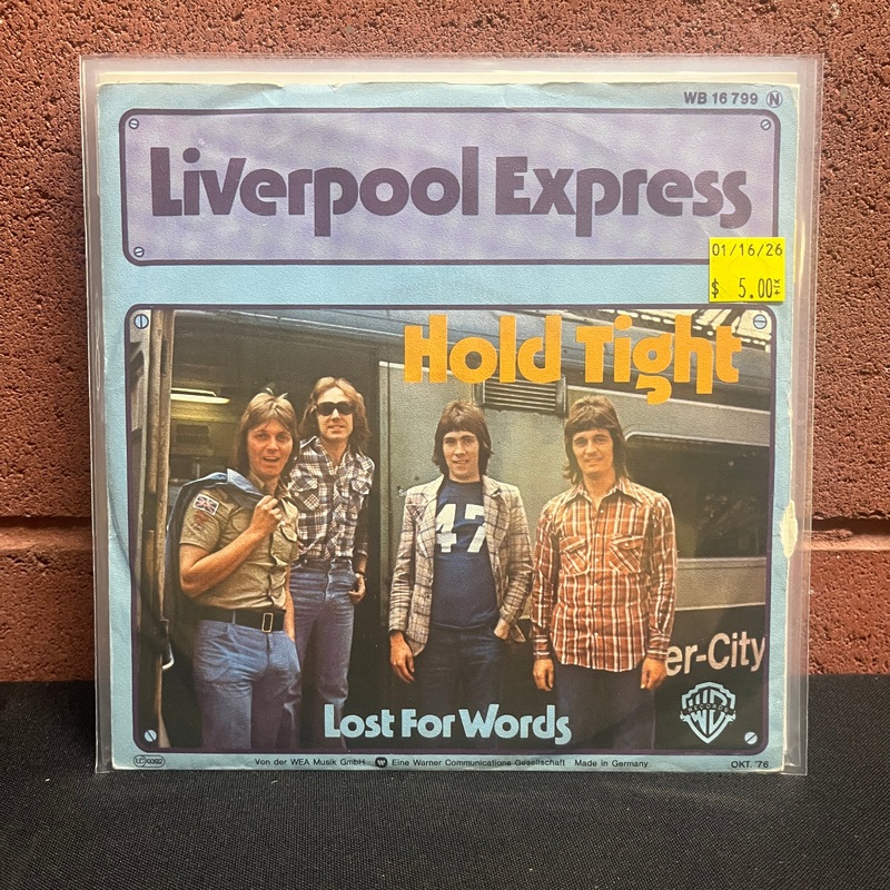 Used Vinyl: Liverpool Express "Hold Tight" 7" (1976 German Press)