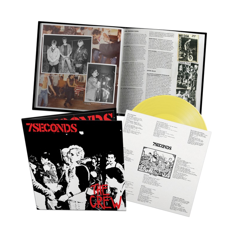 7SECONDS THE CREW LP (Deluxe, Yellow Vinyl)