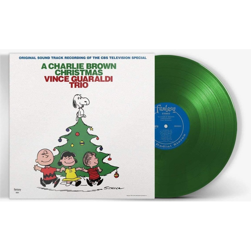 VINCE GUARALDI TRIO 'A CHARLIE BROWN CHRISTMAS' LP (Green Vinyl)