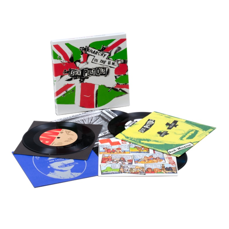 Sex Pistols "Anarchy In The U.K.: The U.S. and U.K. Singles" 5x7" Box Set