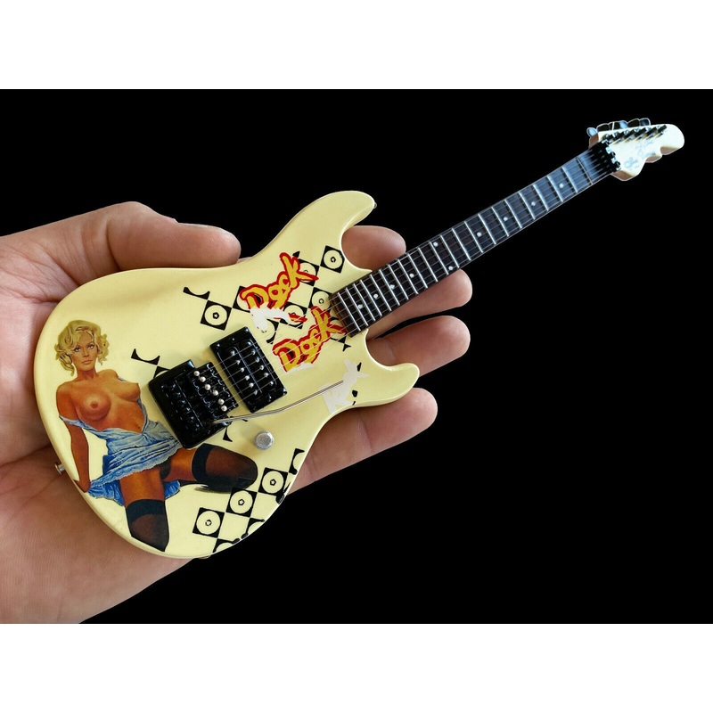 ALICE IN CHAINS - JERRY CANTRELL - VINTAGE BLUE DRESS G&L MINI GUITAR