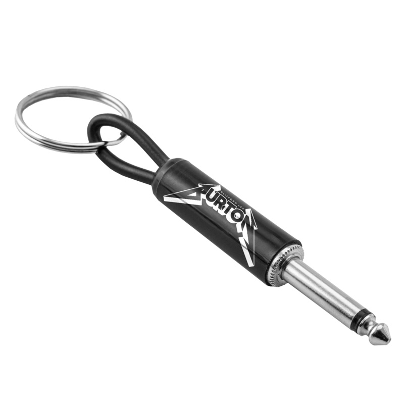 CLIFF BURTON LOGO GUITAR PLUG KEYCHAIN