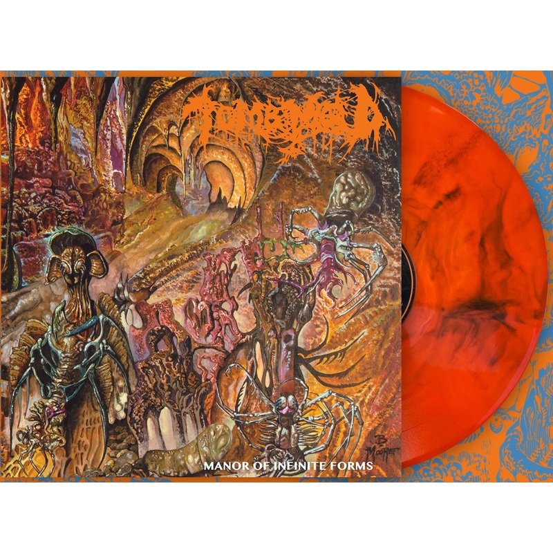 TOMB MOLD 'MANOR OF INFINITE FORMS' LP (Neon Orange Black Smoke Vinyl)