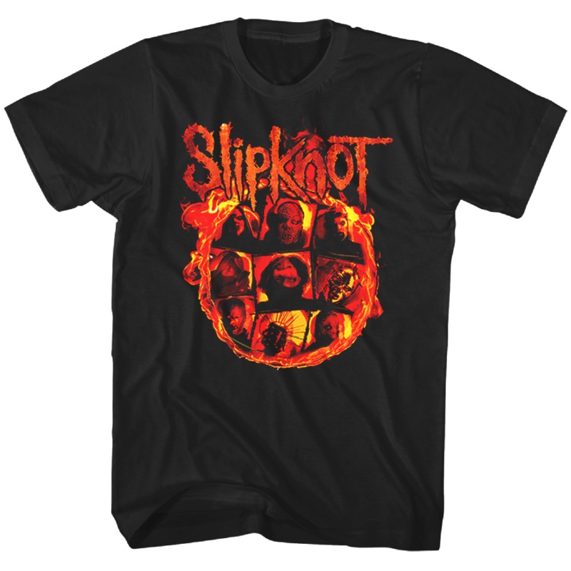 SLIPKNOT WE ARE NOT YOUR KIND FIRE T-SHIRT black