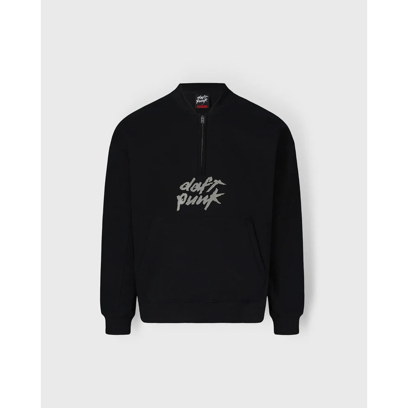 DAFT PUNK x PLEASURES PRIMETIME QUARTER ZIP (Black)