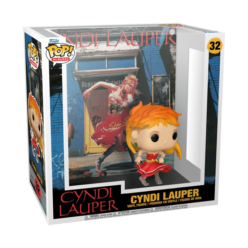CYNDI LAUPER SHE'S SO UNUSUAL FUNKO POP! ALBUMS FIGURE WITH CASE