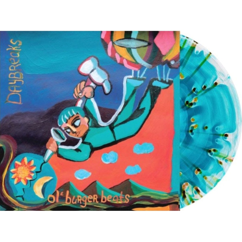 Ol Burger Beats "Daybreaks" LP (Indie Exclusive Ghostly Sea Blue w/ Green Splatter Vinyl)