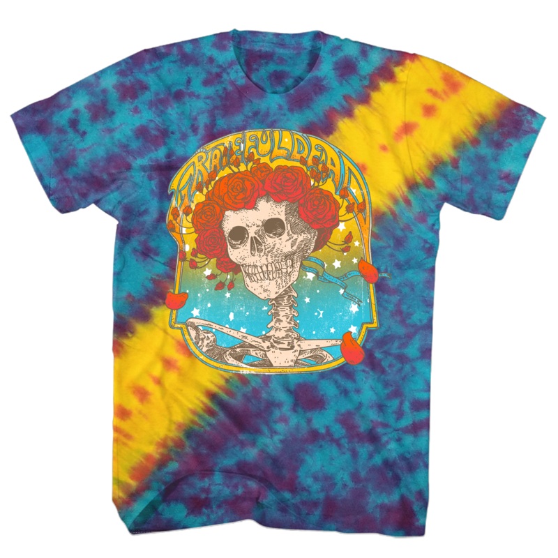 GRTFL DEAD VERTICLE TIE DYE BERTH tie-dye