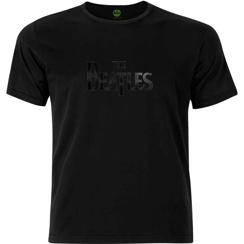 The Beatles - Drop T Black-On-Black | Black
