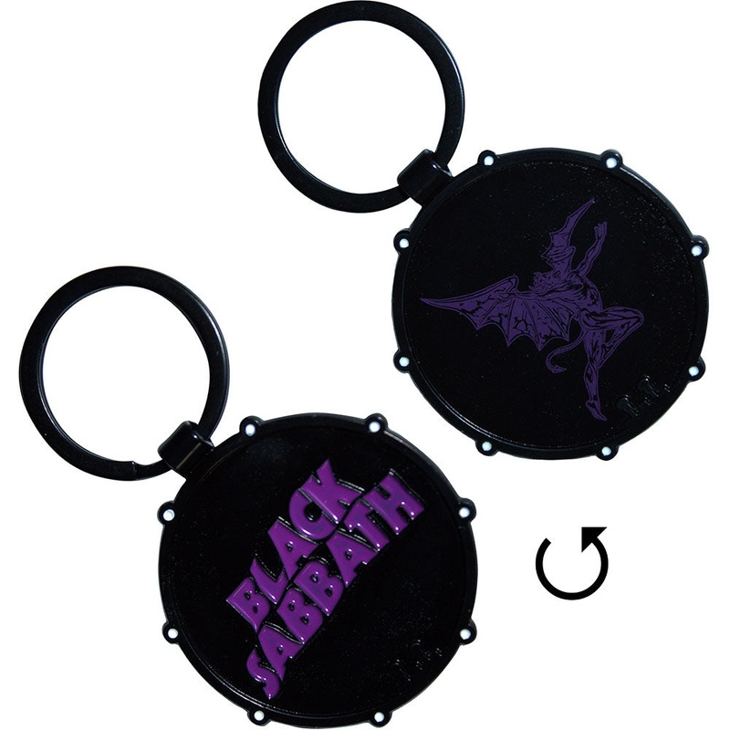 Black Sabbath - Wavy Logo & Daemon Drum |