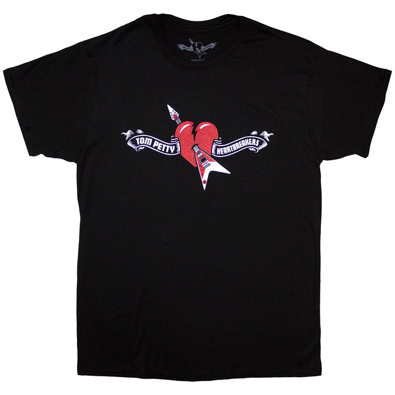 Tom Petty & The Heartbreakers - Heart Logo | Black