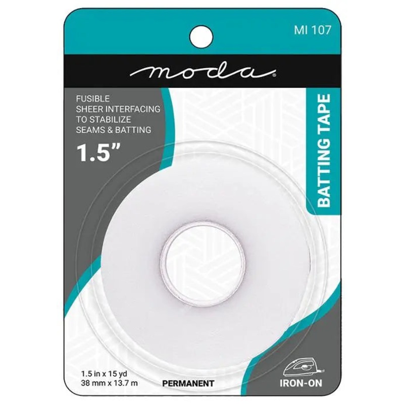 Fusible Seam Batting Tape 1.5" MI 107 Moda #1