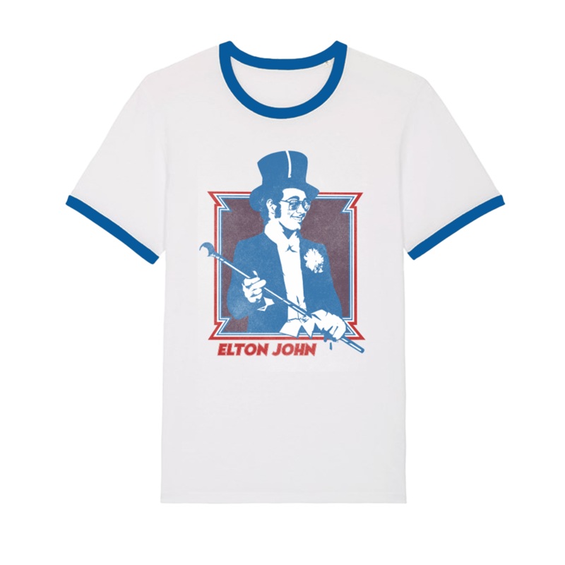 Top Hat Ringer T-Shirt