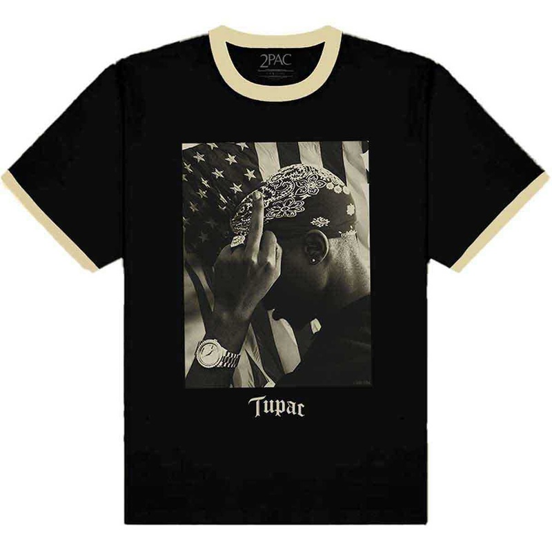Tupac | Flag Photo | Multicolour