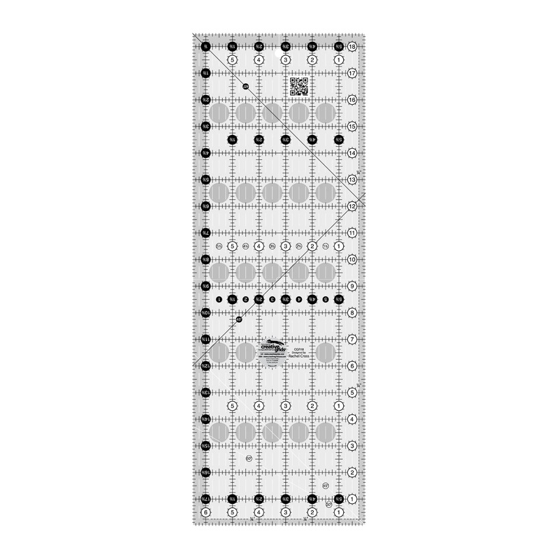 Creative Grids Quilt Ruler 6-1/2in x 18-1/2in