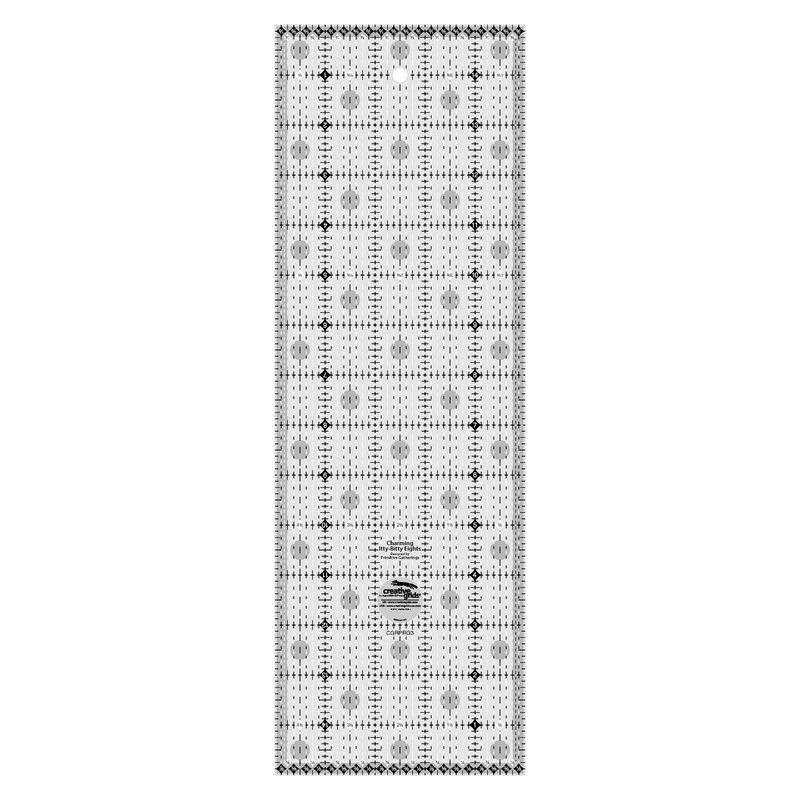 Creative Grids Charming Itty-Bitty Eights 5in x 15in Quilt Ruler