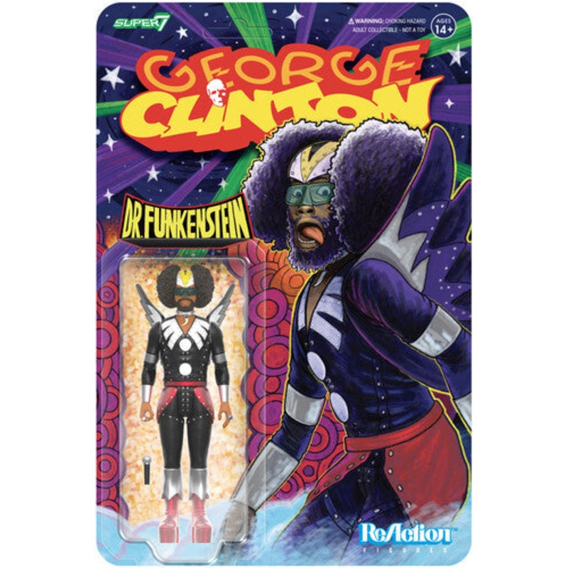 George Clinton - Super7 - George Clinton - ReAction Figures Wv1 - George Clinton (Dr. Funkenstein) (Action Figure) | Action Figure