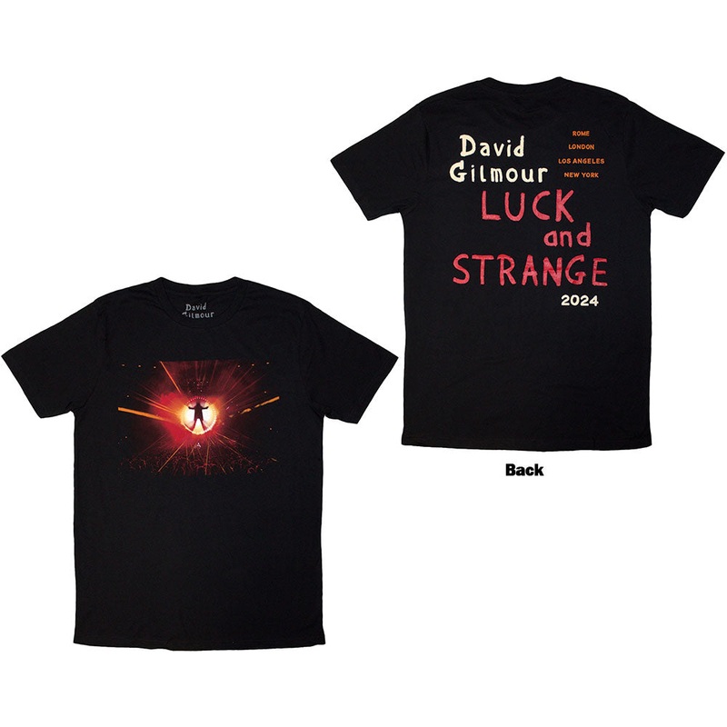 David Gilmour - Luck & Strange Stage Shot | Black