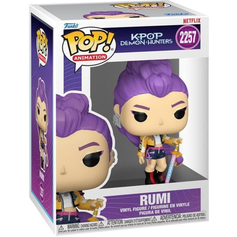 KPop Demon Hunters - Funko POP! Anime: KPop Demon Hunters - Rumi (KPDH) (Vinyl Figure, Collectible) | Action Figure