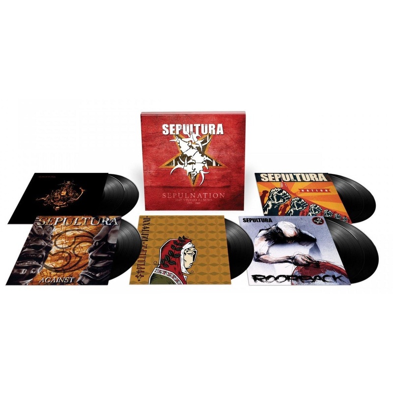 SEPULTURA 'SEPULNATION - THE STUDIO ALBUMS 1998 - 2009' 8LP BOX SET