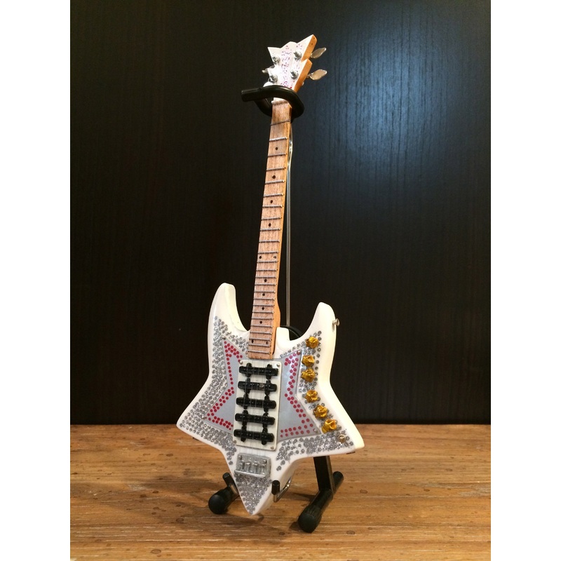 OFFICIALLY LICENSED BOOTSY COLLINS SPACE BASS MINIATURE GUITAR REPLICA COLLECTIBLE