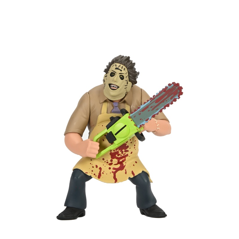 THE TEXAS CHAINSAW MASSACRE 'LEATHERFACE (50th Anniversary)' TOONY TERRORS ACTION FIGURE