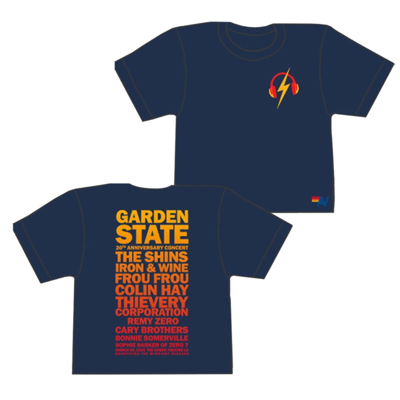 AVIATOR NATION X GARDEN STATE 20TH ANNIVERSARY BOYFRIEND T-SHIRT