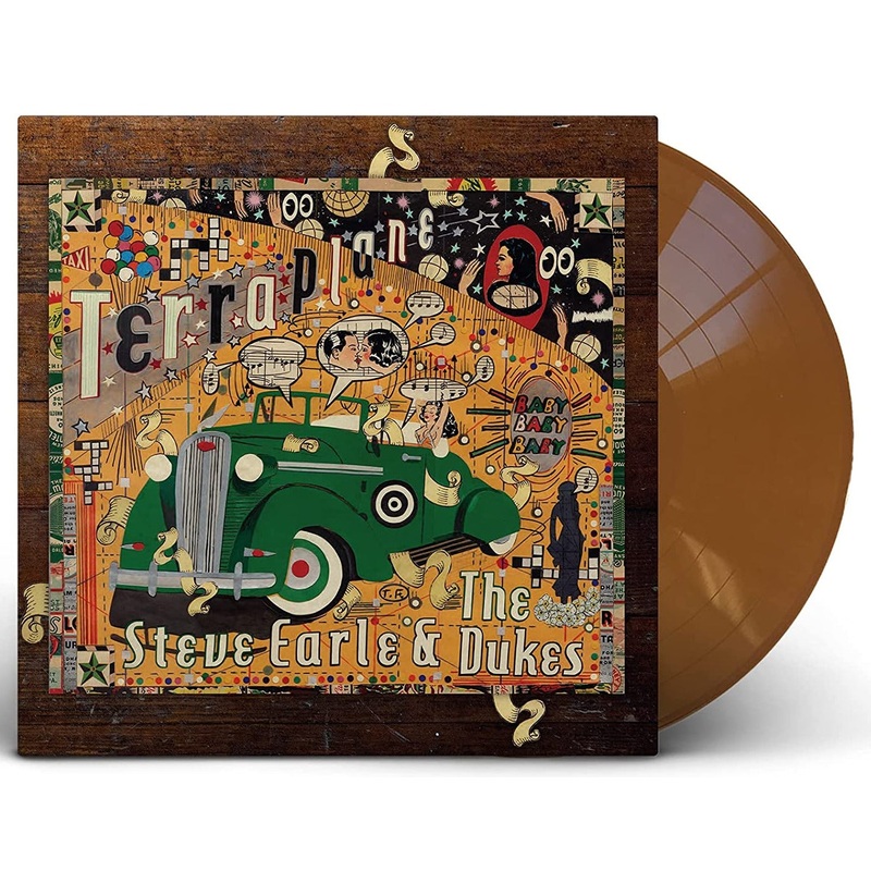 STEVE EARLE & THE DUKES 'TERRAPLANE' LP (TRANSPARENT GOLD VINYL)