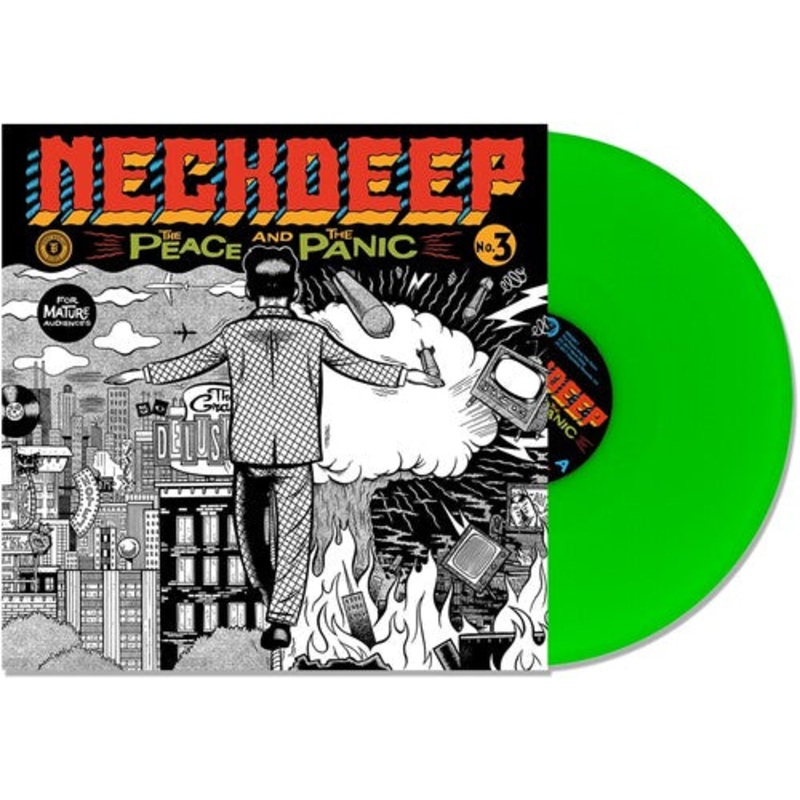NECK DEEP 'PEACE & THE PANIC' LP (Green Vinyl)