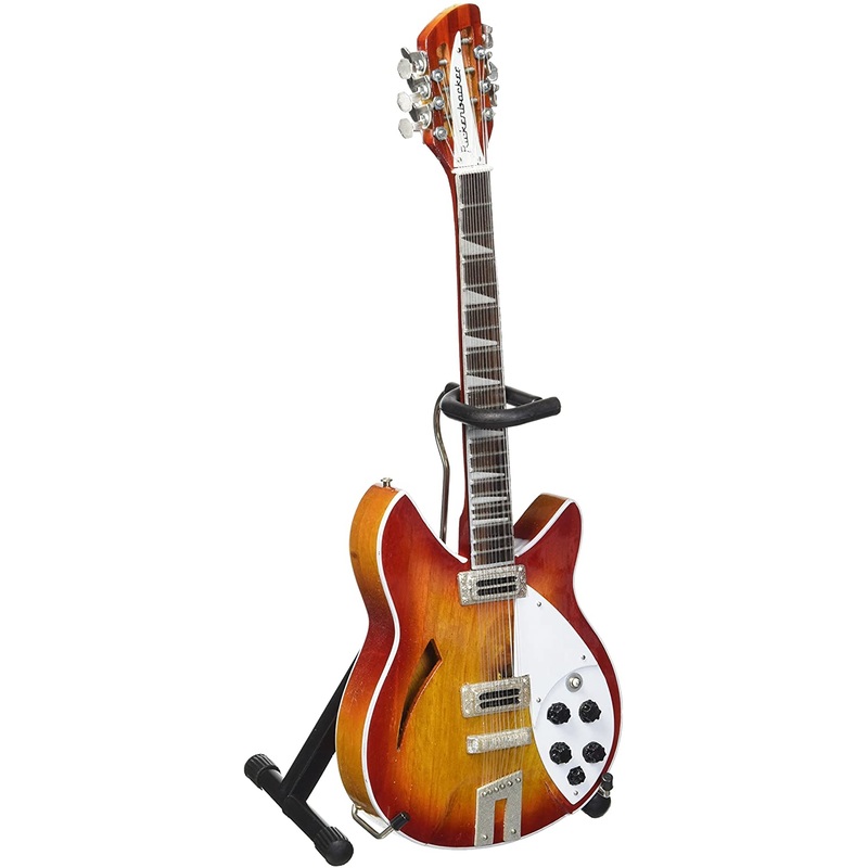 THE BEATLES - GEORGE HARRISON - SUNBURST 12-STRING MINI GUITAR