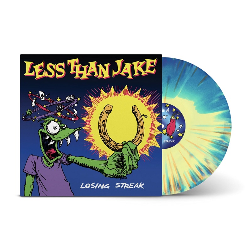 LESS THAN JAKE 'LOSING STREAK' LP (Tri-Color Purple, Yellow & Blue Vinyl)