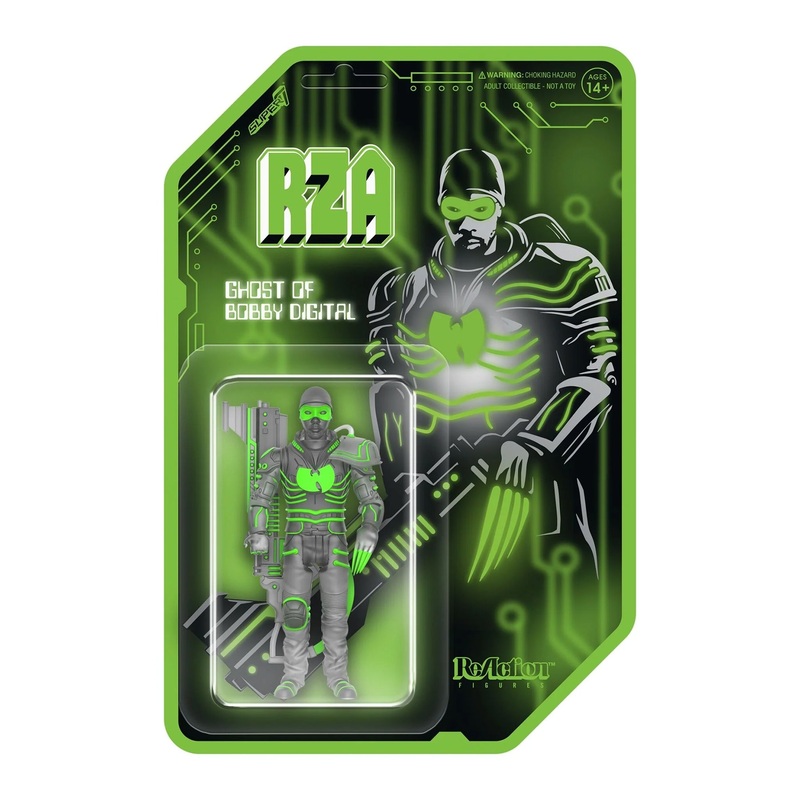 RZA REACTION FIGURE WAVE 4 - BOBBY DIGITAL (CLEAR)