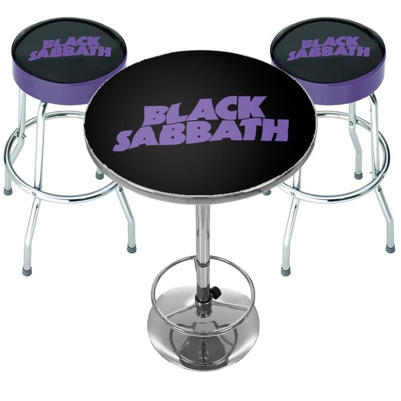 ROCKSAX BLACK SABBATH BAR TABLE SET - SABBATH BLOODY SABBATH